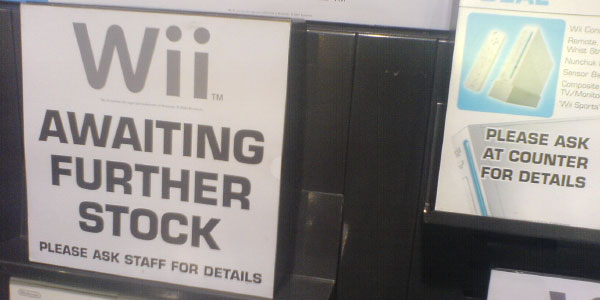 Wii sold out