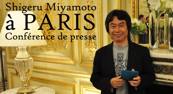 Shigeru Miyamoto Paris press conference